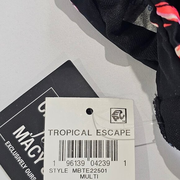 Bar III Tropical Escape Floral Hipster Bikini Bottoms - Picture 7 of 9